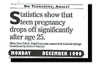 Teen pregnancy