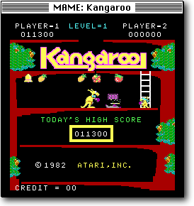 Kangaroo ©1982 Atari, Inc.